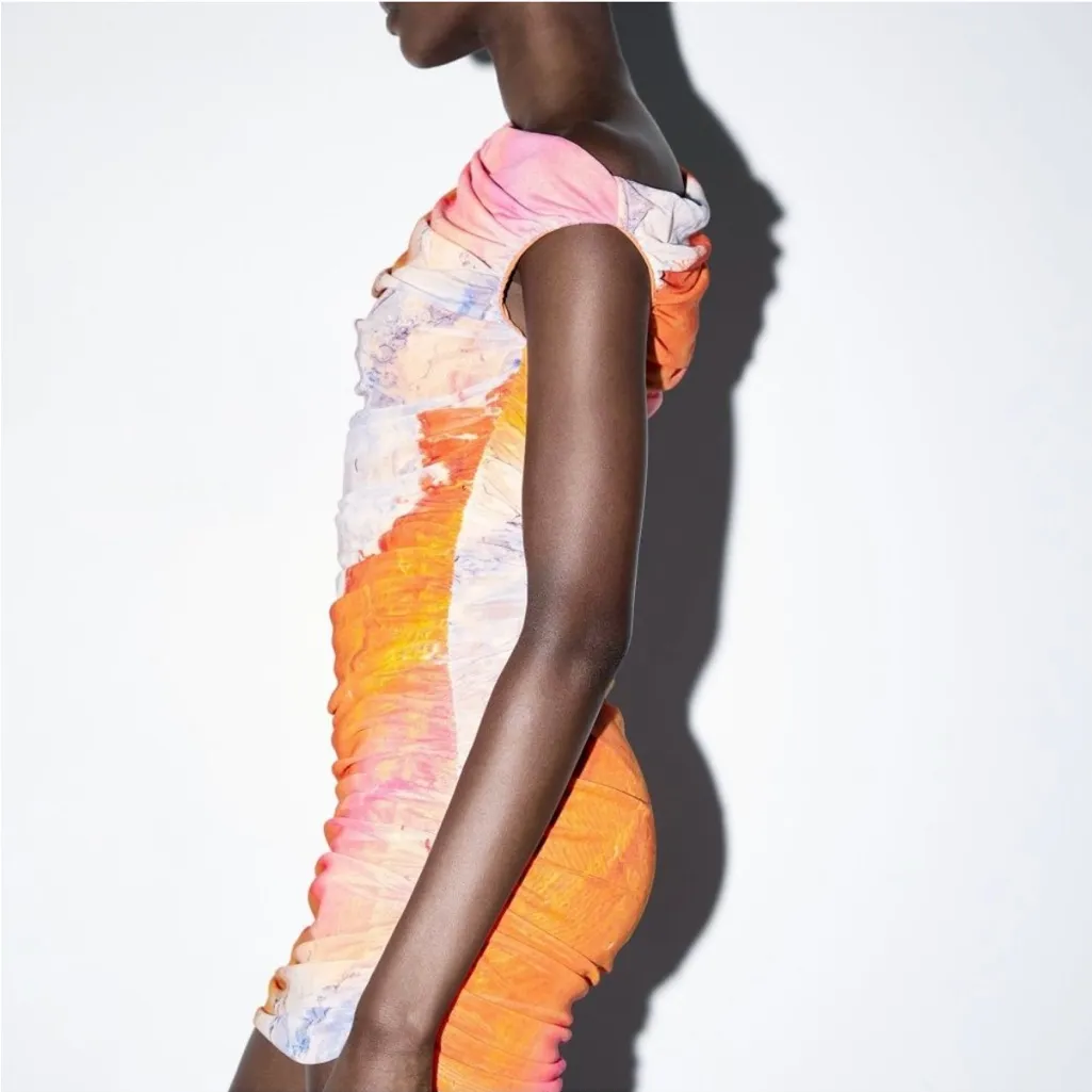 Zara printed mesh mini - Image 3