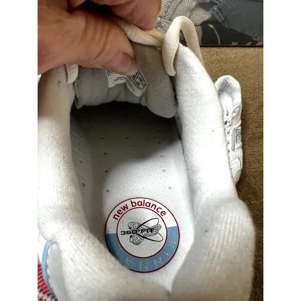 New Balance tennis shoes 653  women's size 8 white blue - Image 9