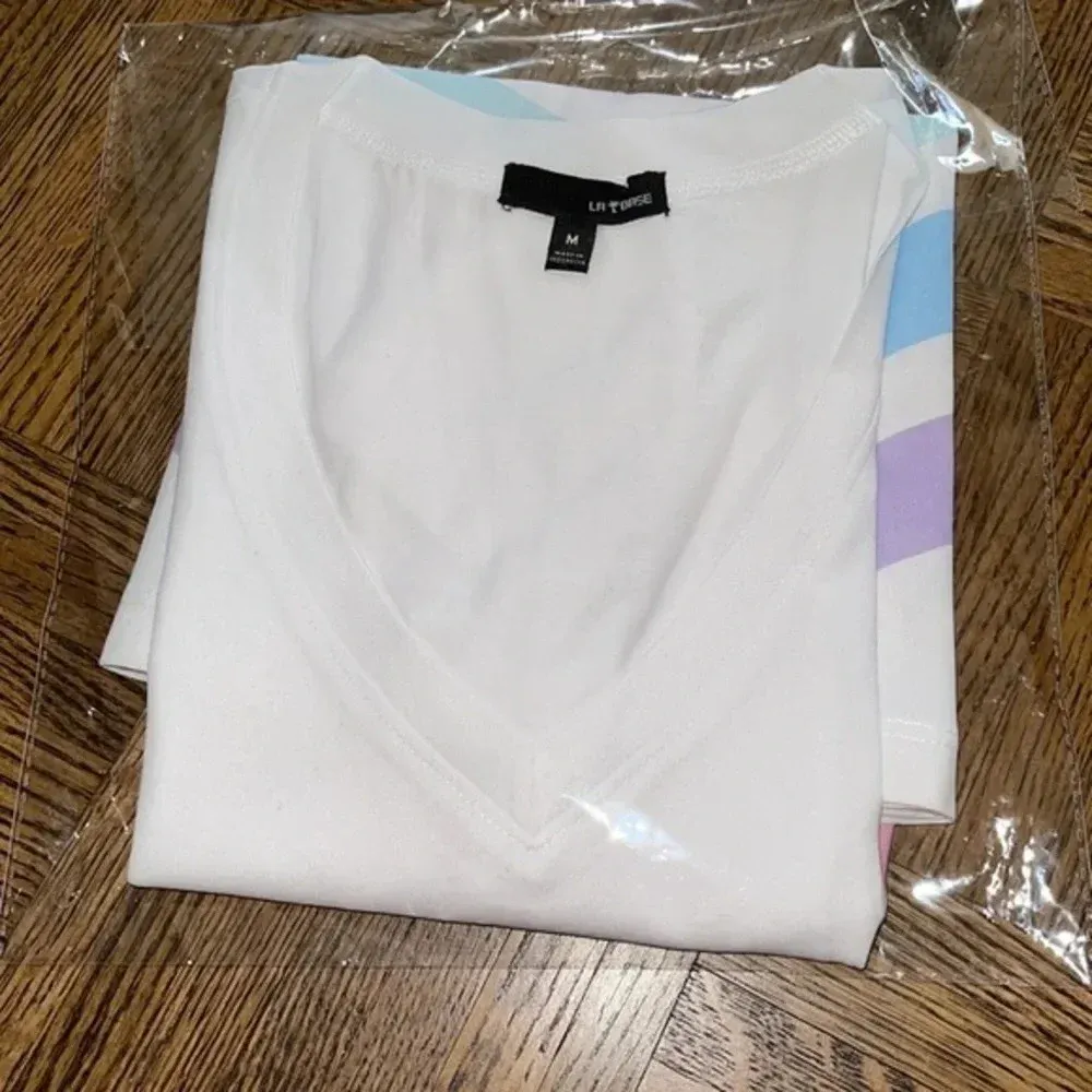 NWT Rainbow Stripe T - Image 5