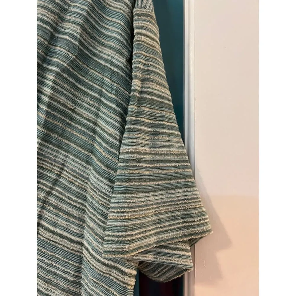 M MISSONI Green Gold Knit T Shirt Kaftan Striped Designer Womens Sz Small NWT - Image 13