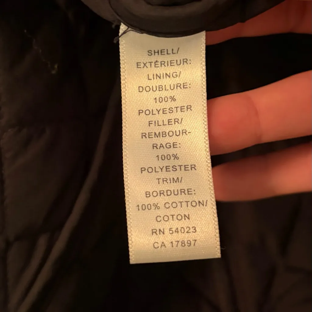 Banana Republic Black Quilted Puffer Lightweight Jacket - Image 5