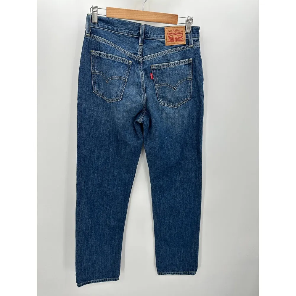 Levi's Womens 26 NWOT Low Pro Straight Denim Jeans Loose Distressed Fit Baggy - Image 2
