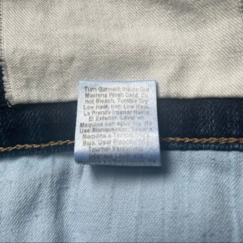 Current Elliott Rolled Skinny Jeans Loved Tux Black Lace Wash Women’s Size 28 - Image 7