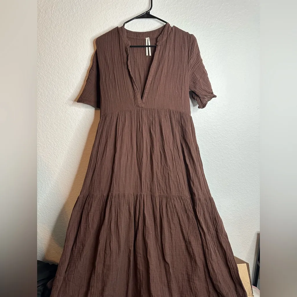 Anthropologie Maxi Lounge Dress - Image 2