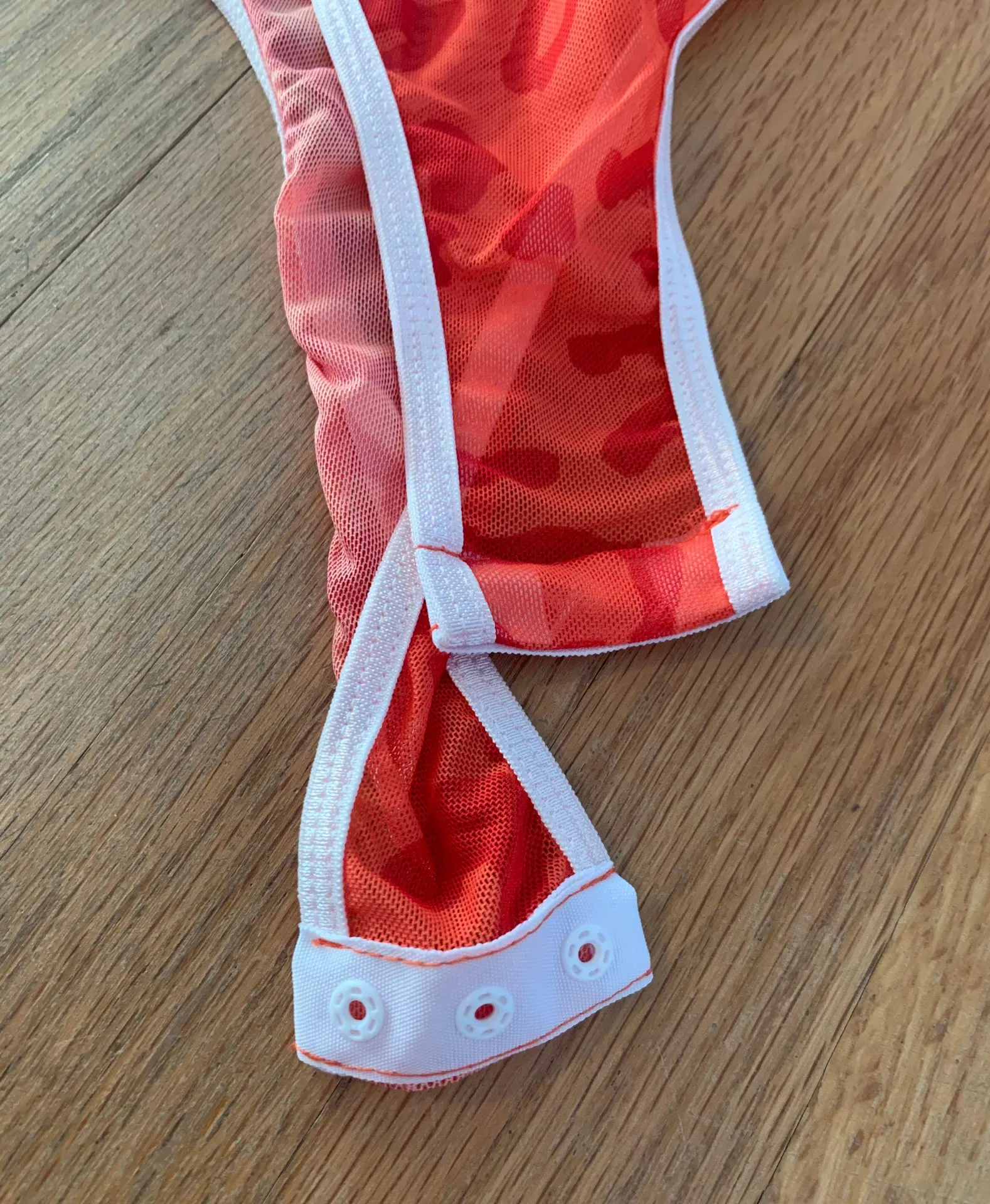 Leopard Bodysuit Orange Size M - Image 3