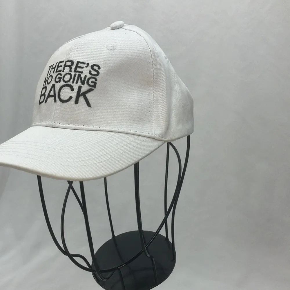 There’s No Going Rabbit Hole Black white and black baseball hat - Image 3