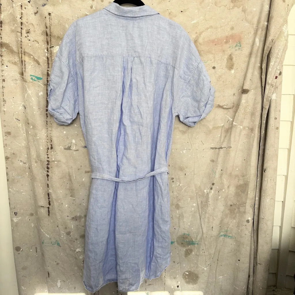 J Crew Capitaine Shirt-dress in Linen - Image 5