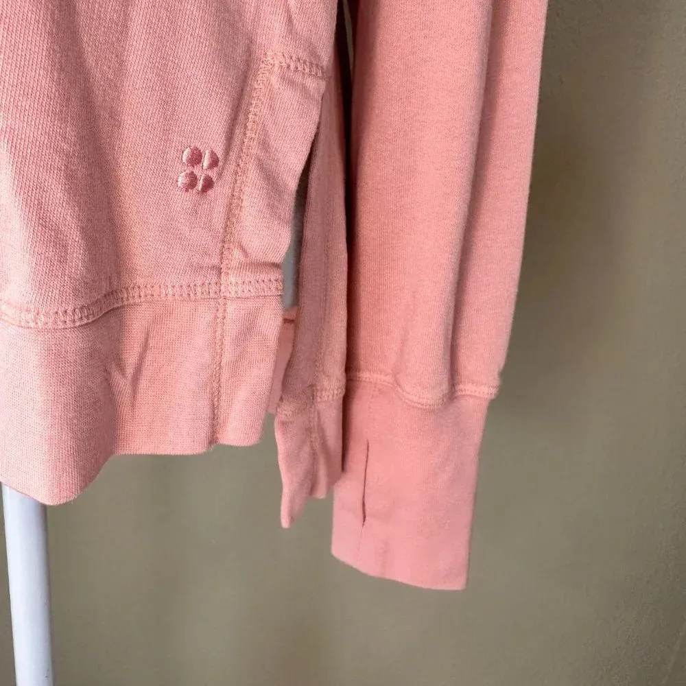 SWEATY BETTY Lace Up Strappy Back Sweatshirt Long Sleeve Top - 4/6 - Image 4