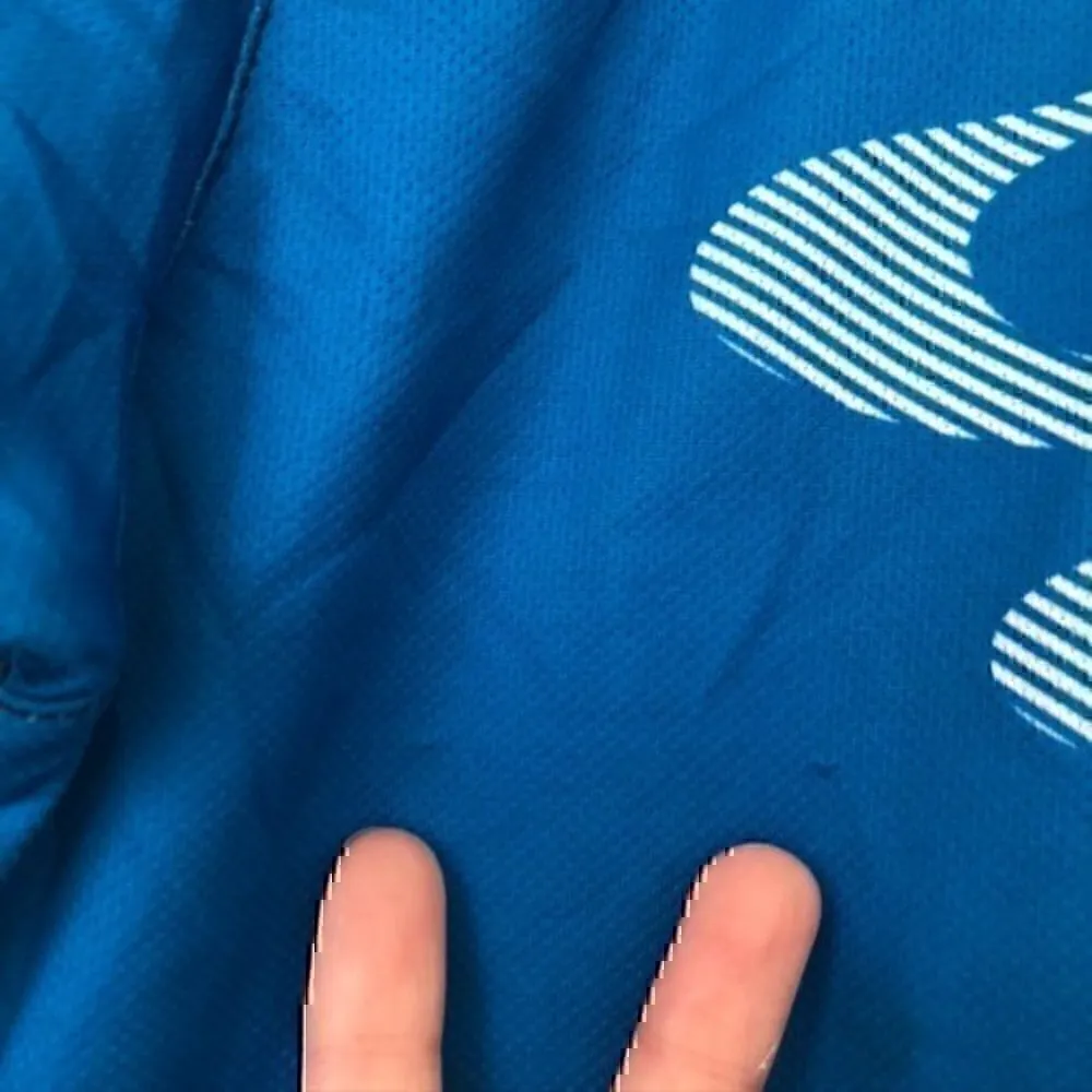 BOOMBAH Turquoise Blue Pink Purple Spellout Logo Short Sleeve Active Tee Medium - Image 5