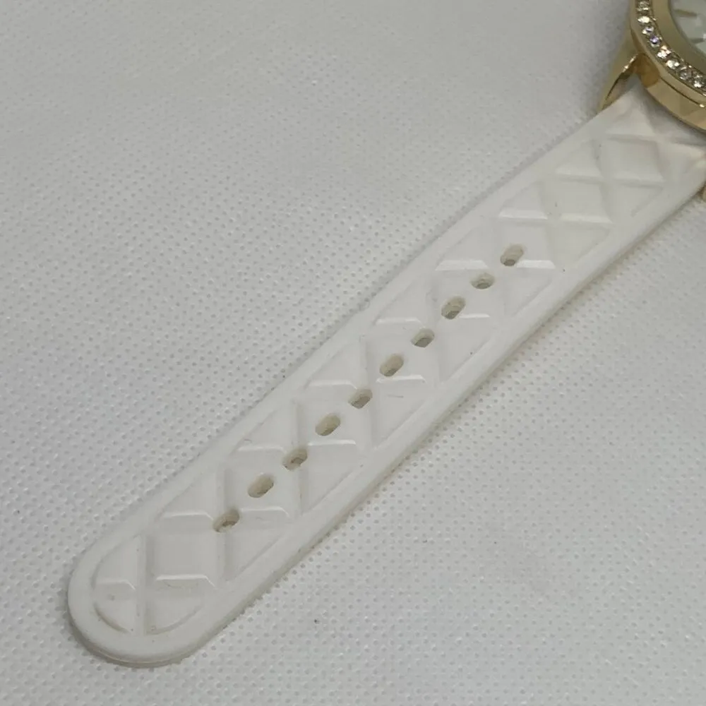 Xoxo women gold tone wrist watch 38mm quartz analog rhinestones running - Image 5