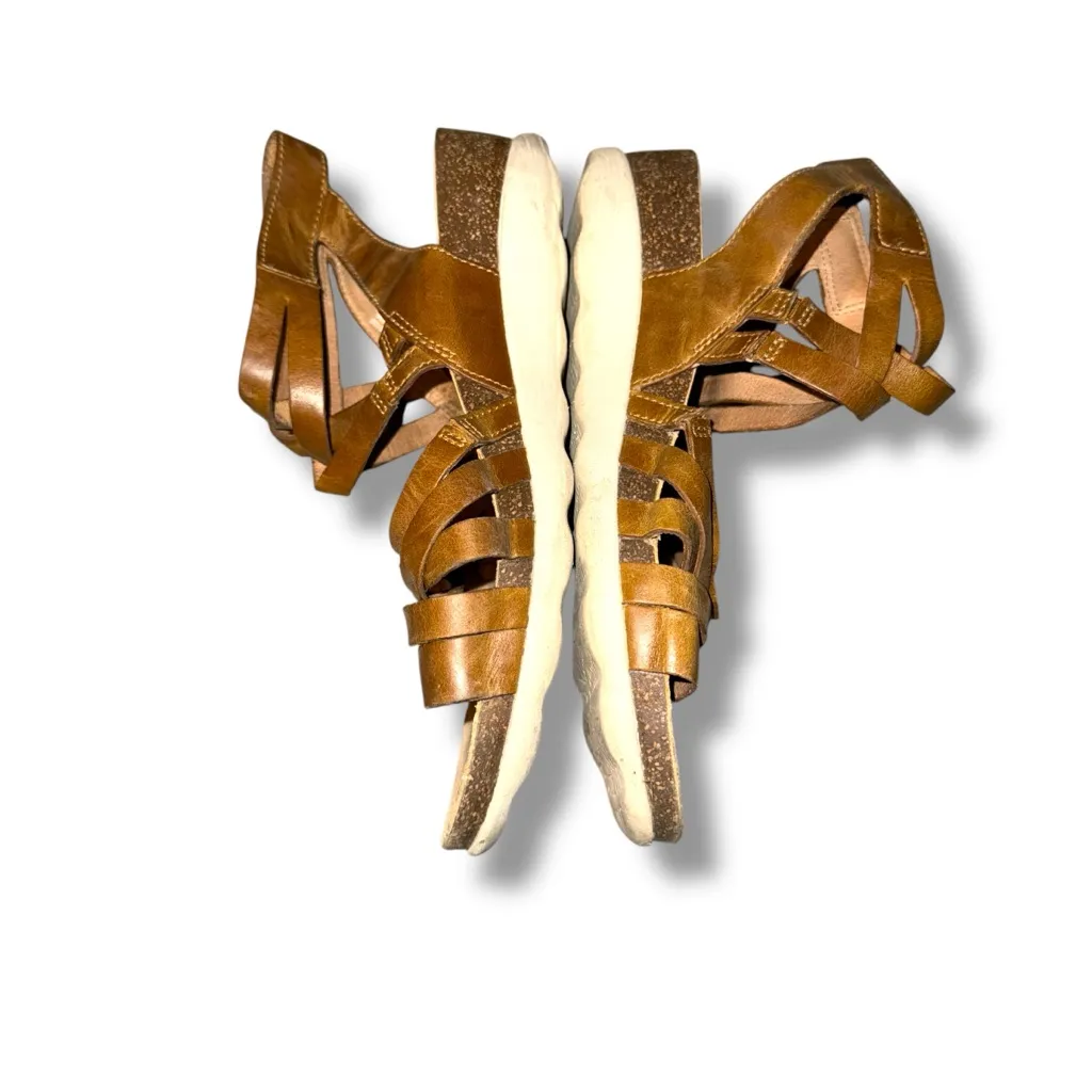 Dansko Mirabella Strappy Brown Leather Sandals Sz 40‎ EU / 9.5-10 US - Image 3