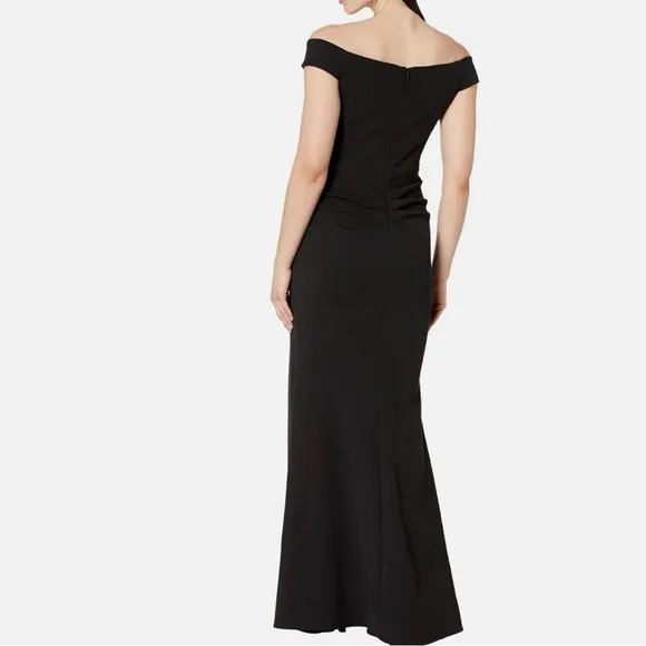 NWT Xscape Black Off The Shoulder Gown - Image 2