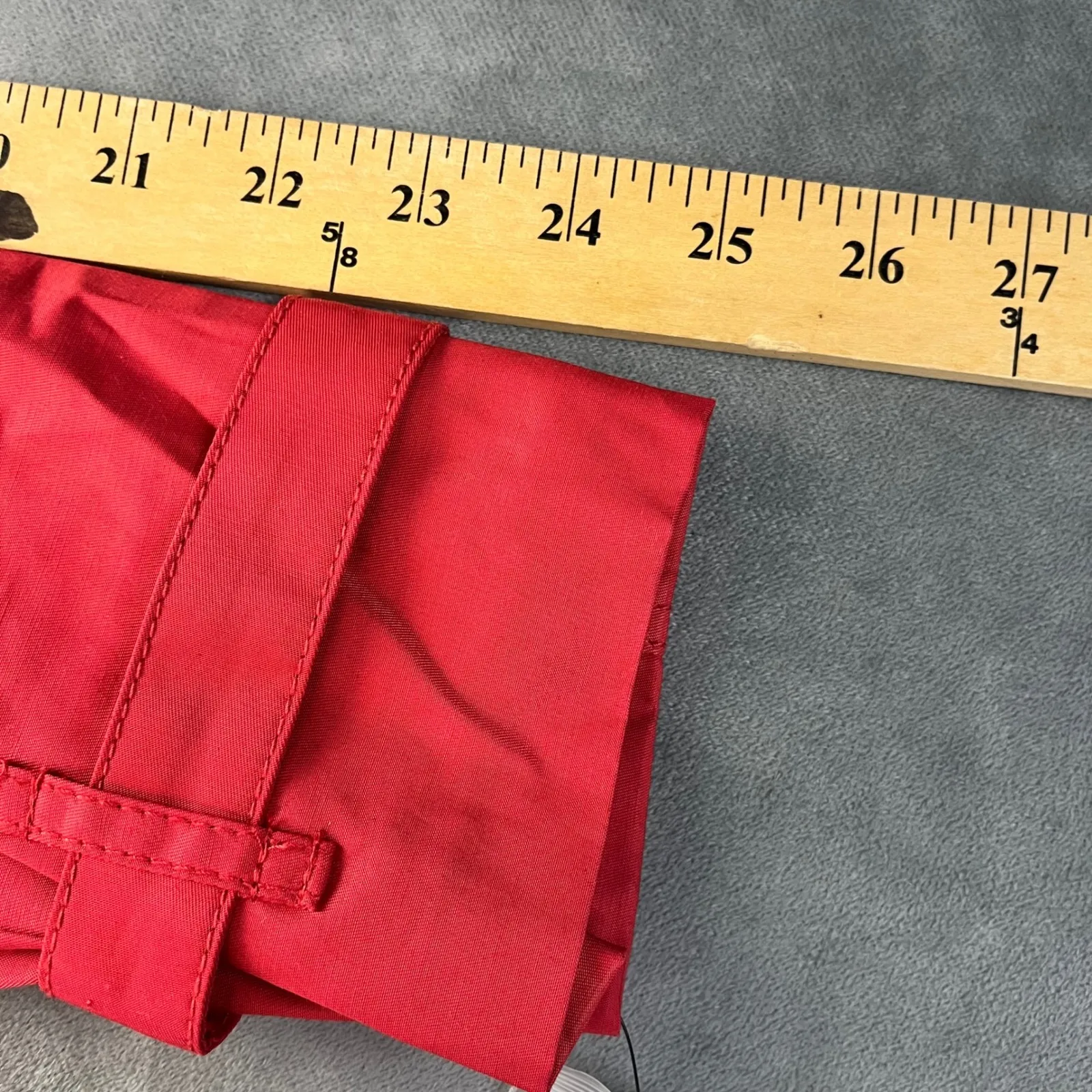 Sean John NWT  Women's Size M Red Button-Up Double Breasted Coat Bomber Jacket - Image 8