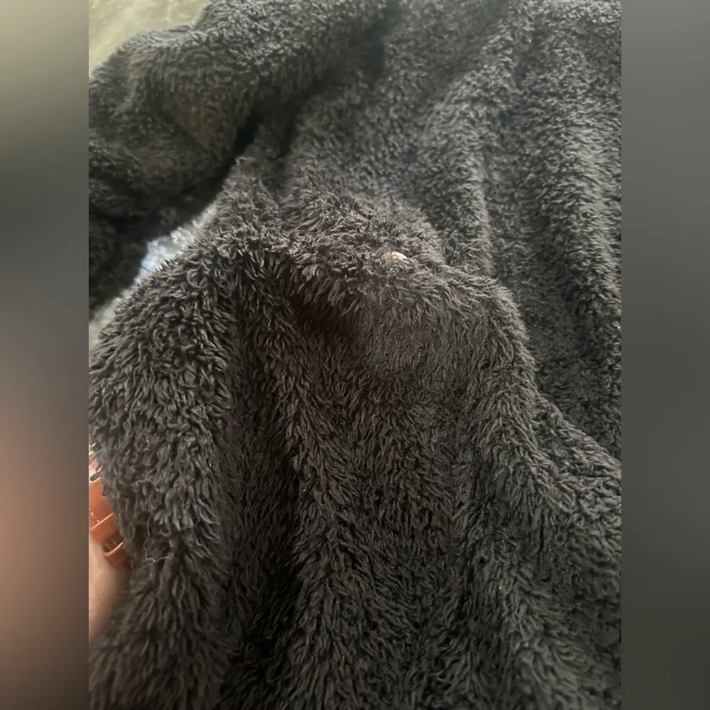 The Sweatshirt Project Black Womens Hooded 2 Button Jacket Pockets Pls Read Sz L Size L - Image 10