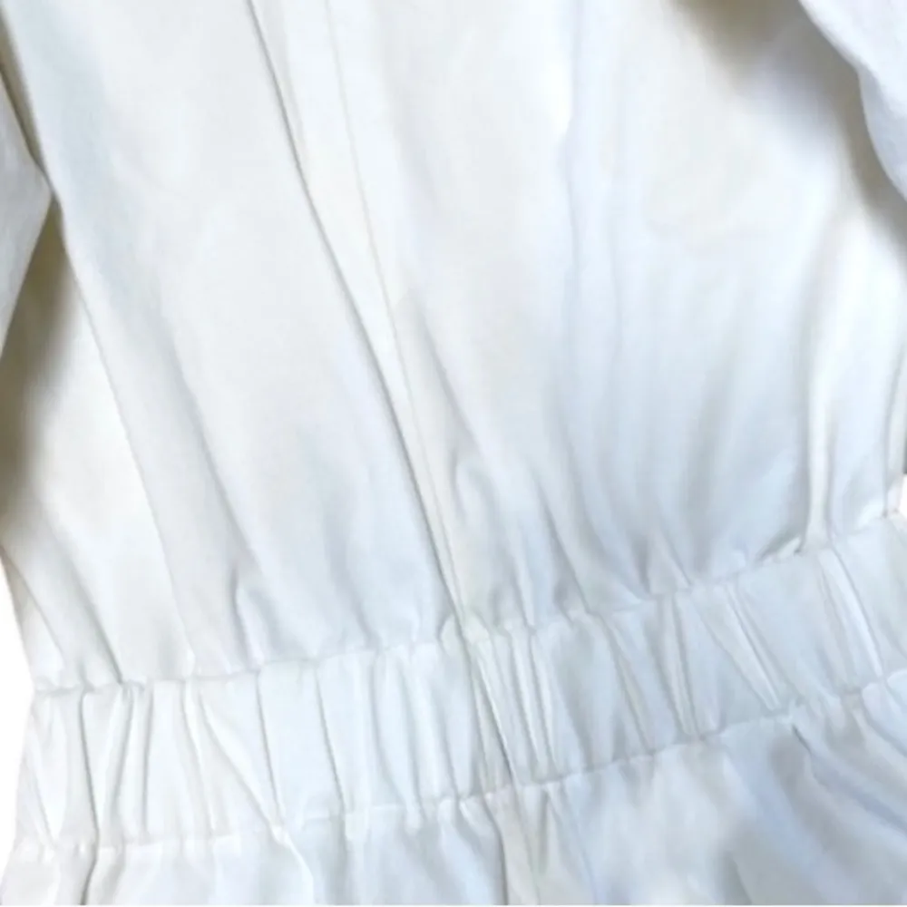 Ecru New SELMACILEK Puff Sleeve Jumpsuit in  - Image 6