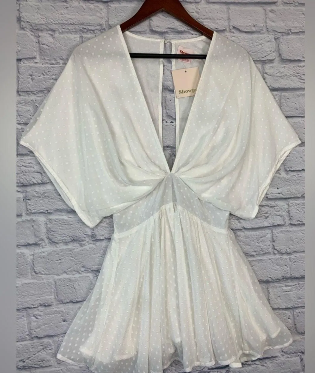 White Mini Dress - Image 2