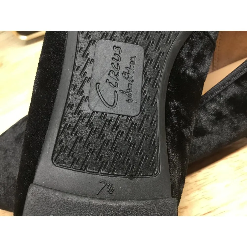 Circus NY by Sam Edelman Crissy Women's 7.5 Black Slip-On Round Toe Flat Loafers - Image 6