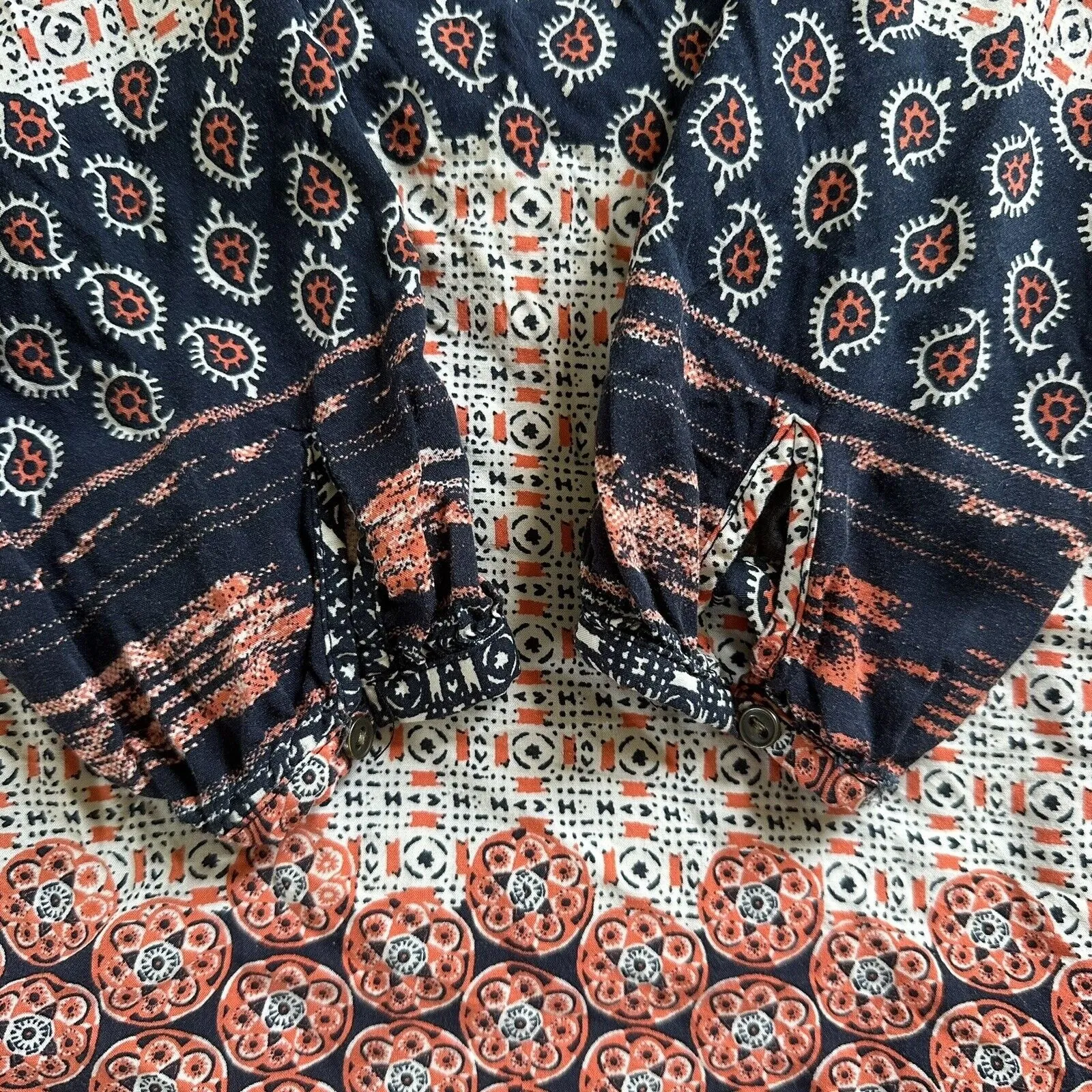 ZARA Basic Patchwork Dress Medium - Image 4