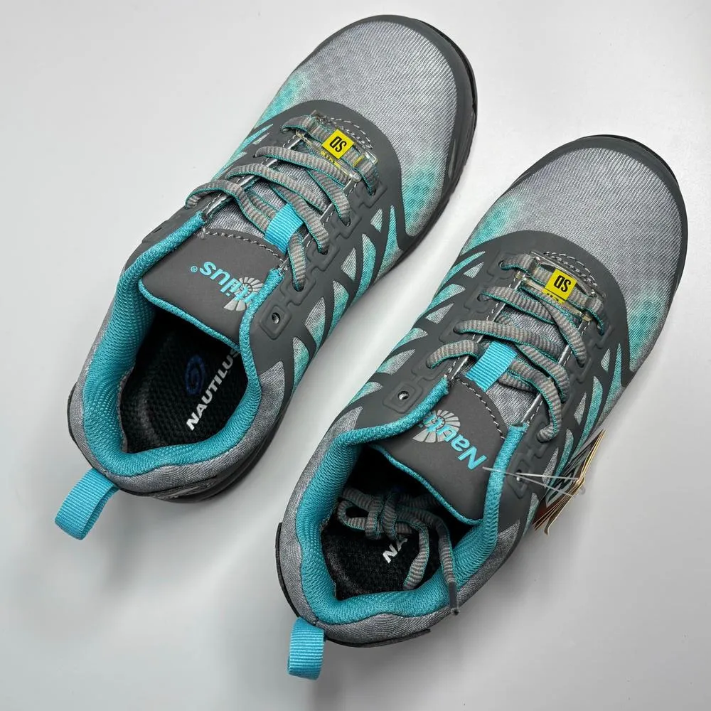 Nautilus Safety Footwear Specialty ESD Grey Carbon Toe Work Sneakers (Wide) Gray Size 5 - Image 6