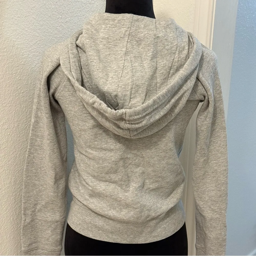 Aeropostale “New York 1987” Grey Zip-up Fleece Hoodie - Image 3