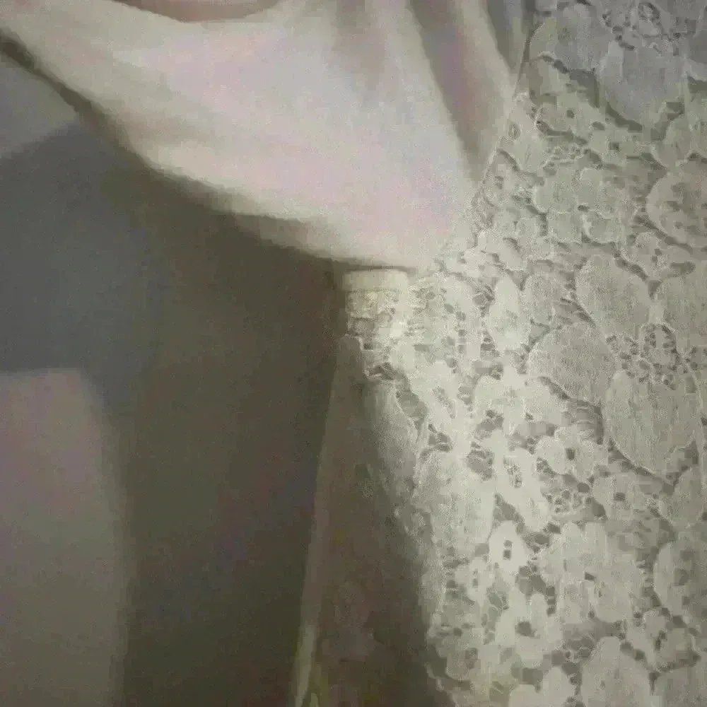 Loft lace basic ivory blouse. Size: S. Boatneck collar Closet staple - Image 5