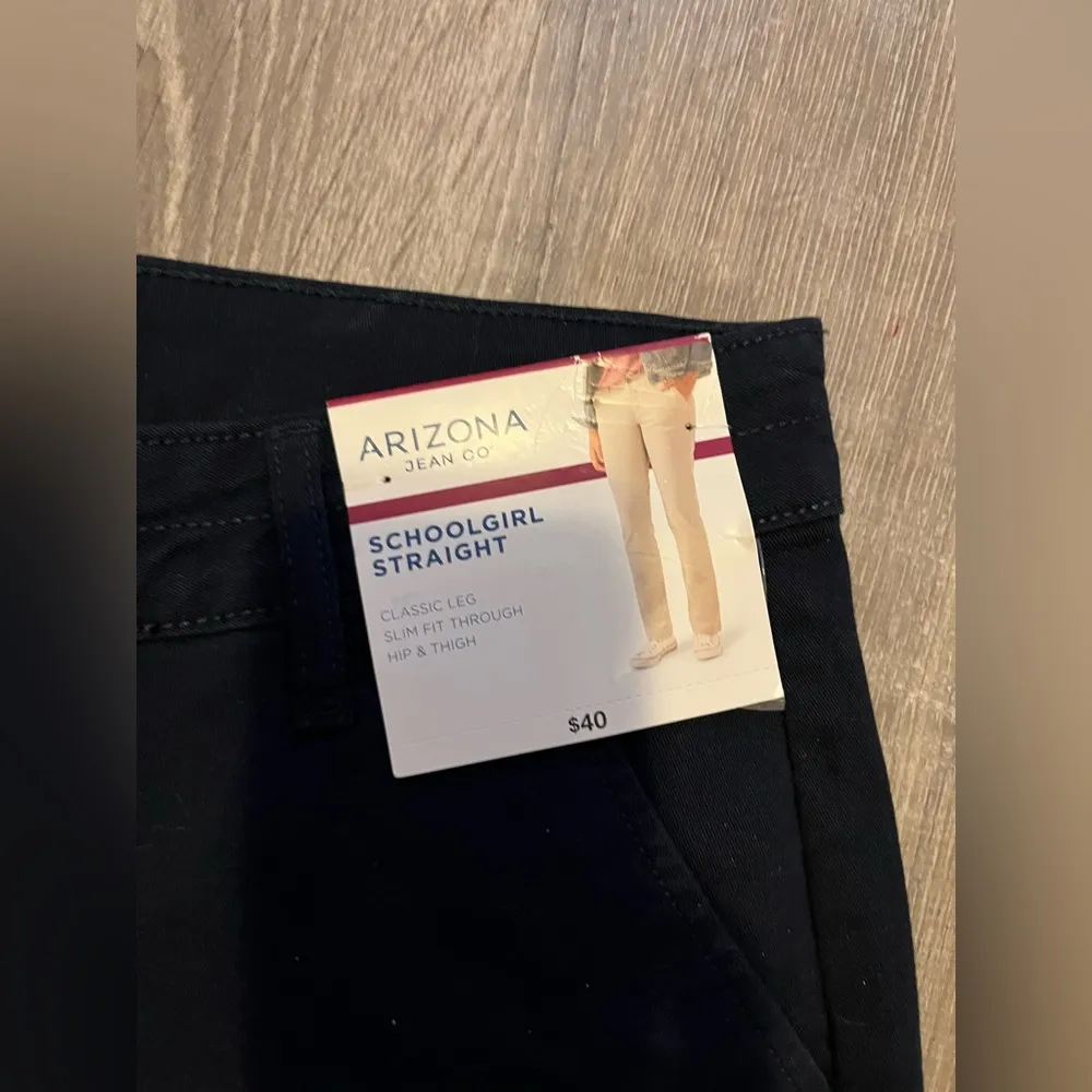 Arizona Schoolgirl Straight Classic Leg Dark Blue Size 9 NWT - Image 6