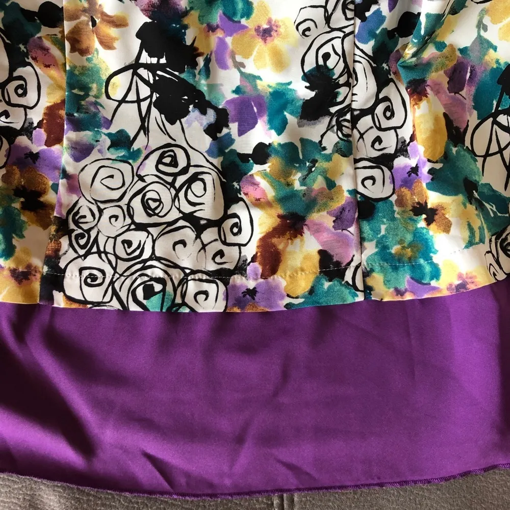 SIMPLY VERA VERA WANG Colorful Sleeveless Dress 6 - Image 6