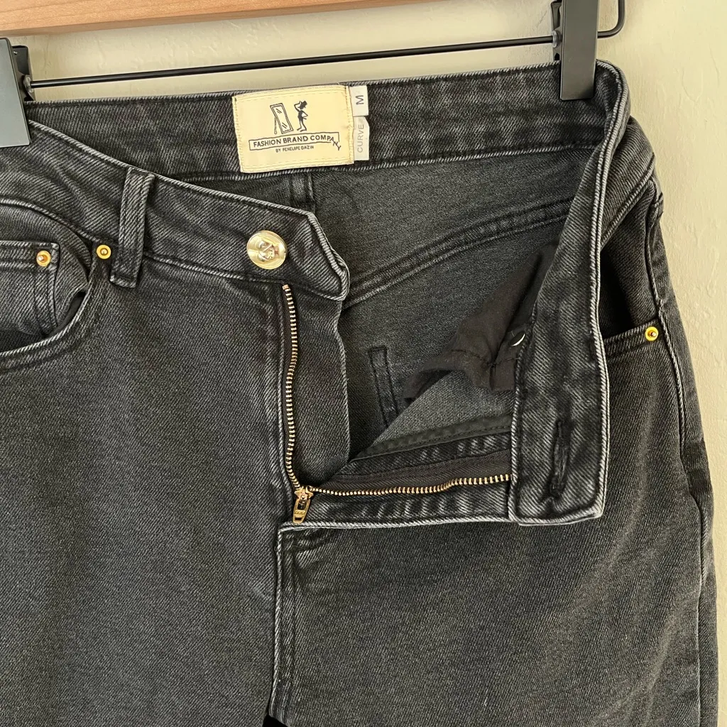 Fashion Brand Company Nap Denim Jeans Black Size Medium Curve - Image 9