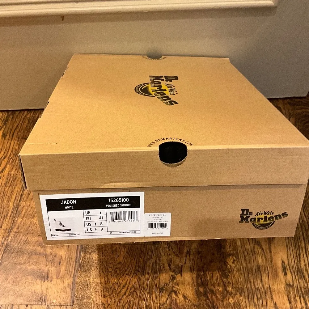 Dr. Martens Jadon Lace-Up Boots White Size 9 EU 41 Style 15265100 BRAND NEW - Image 12