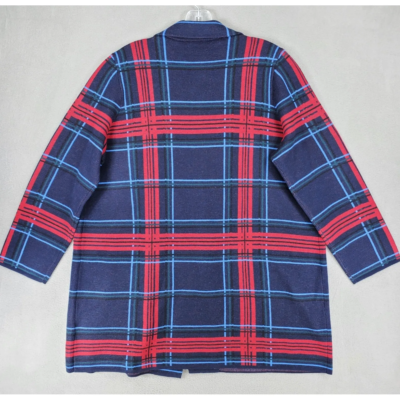 Talbots Blazer Womens 1Xp Merino‎ Wool Plaid Old Money Career Work Casual Preppy - Image 4