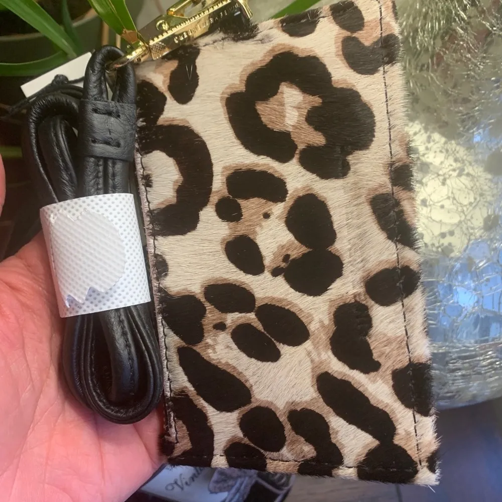 Auth.AIMEE KESTENBERG Leather/Calf hair lanyard/cc - Image 3