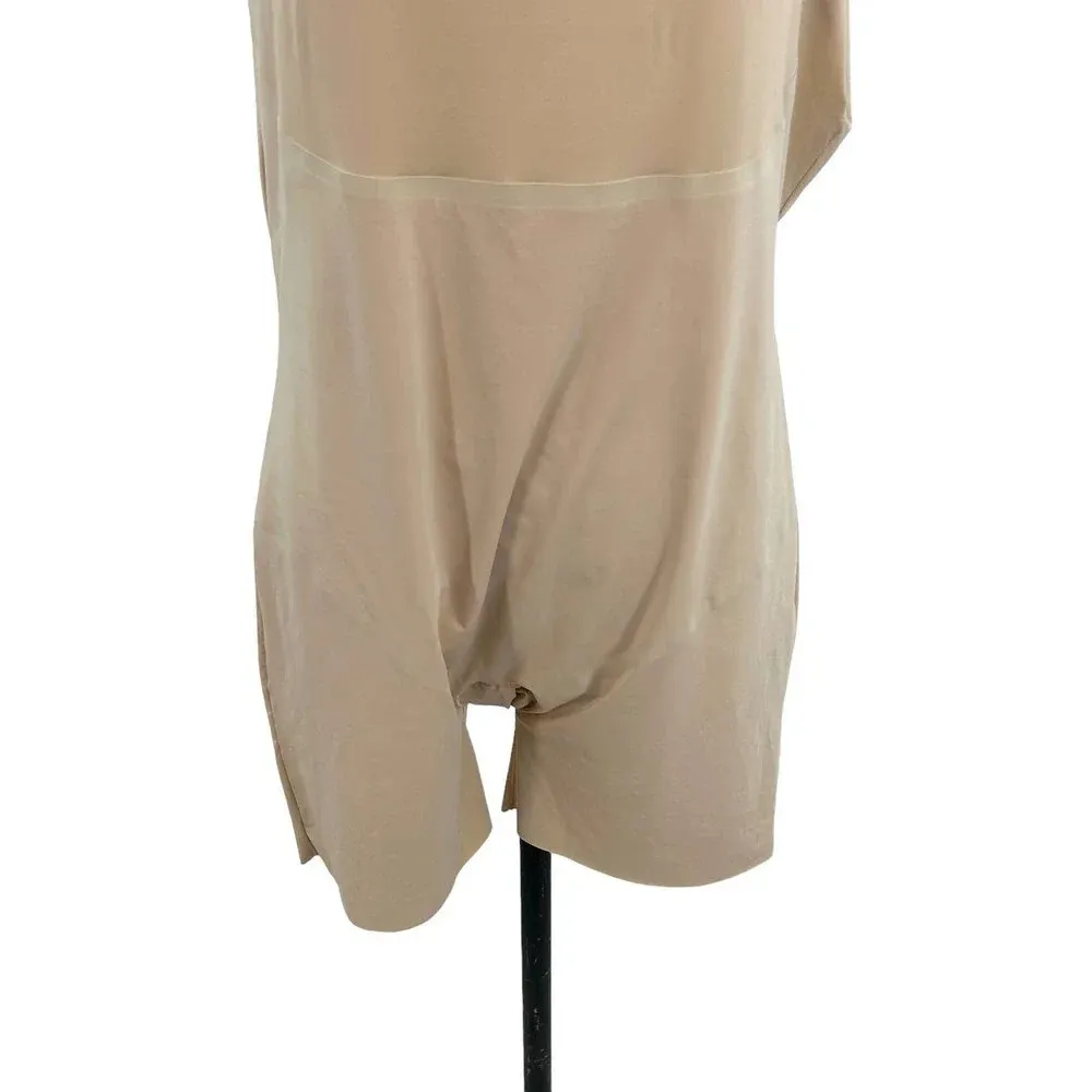 Spanx Shaping One Piece Romper Undergarment‎ Shaper Bodysuit Nude Plus Size 3X - Image 3