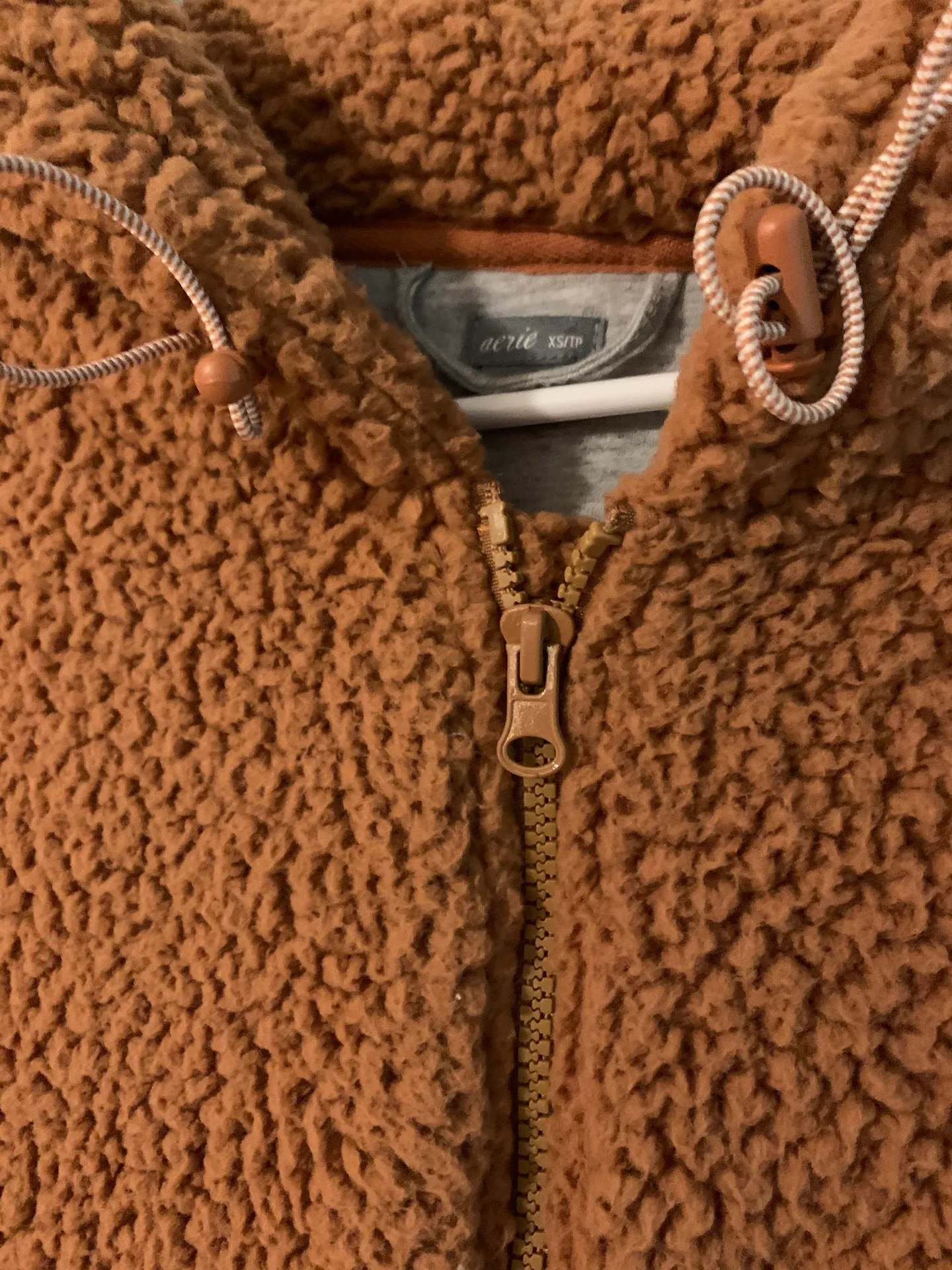 Aerie Sherpa Oversized Zip Jacket - Image 4