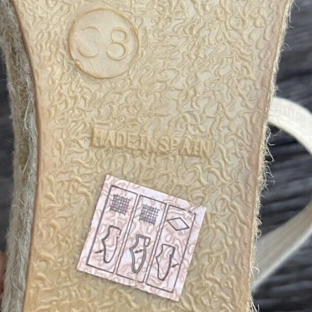 Ramoncinas Espadrilles Wedge Women’s Sz 7.5 US/38 Shoes Close Toe Made in Spain Tan - Image 8