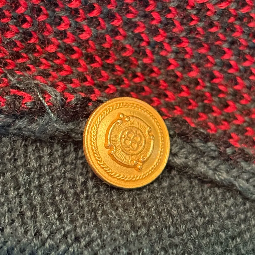 Women's Pendleton Cardigan Wool Acrylic Blend Sweater, Size M - Image 8