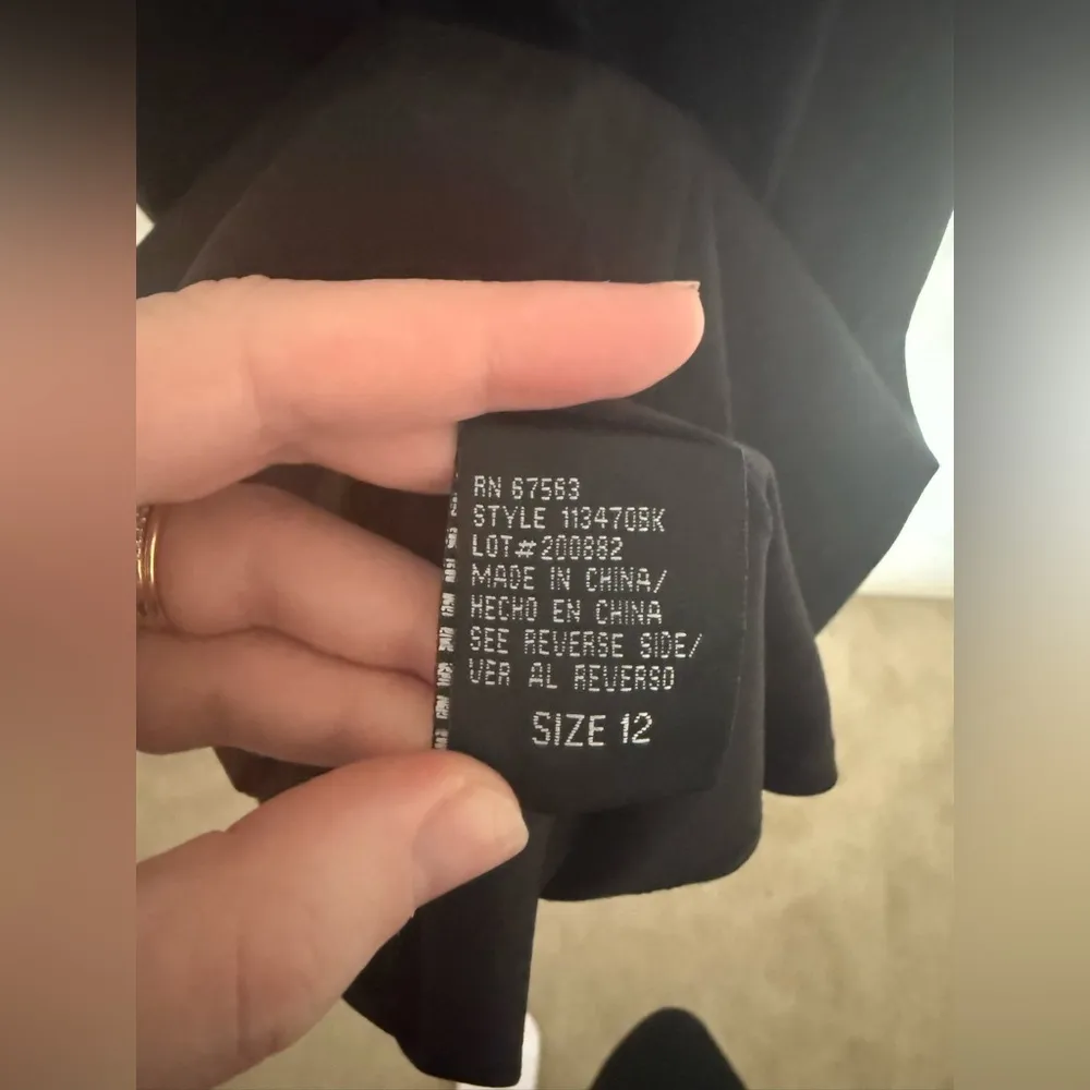 SL Fashions Origami Taffeta Sheath Dress Ruffle One Shoulder Black Dress 12 - Image 8