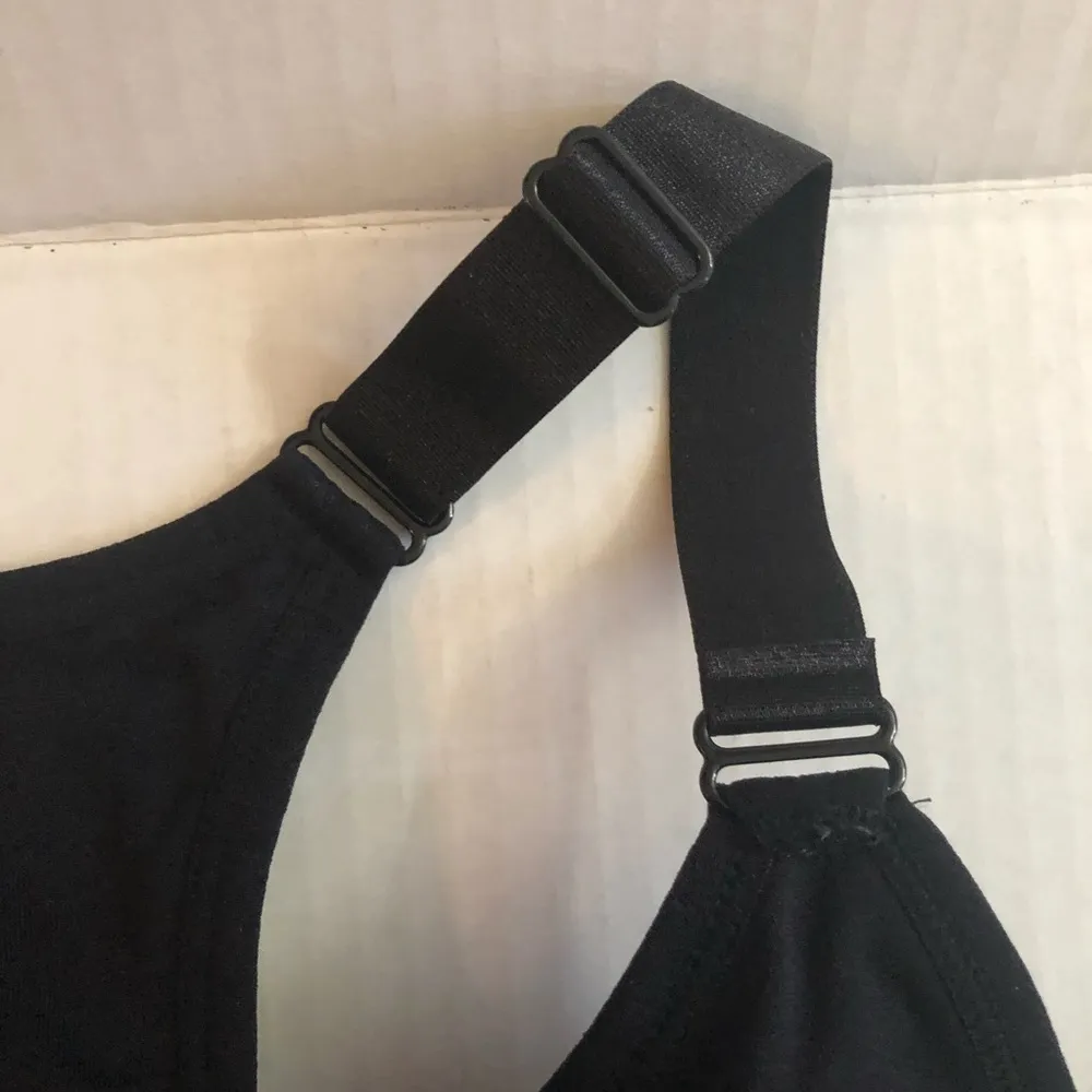 Puma Sports Bra Adjustable Straps Black Sz L EUC - Image 9