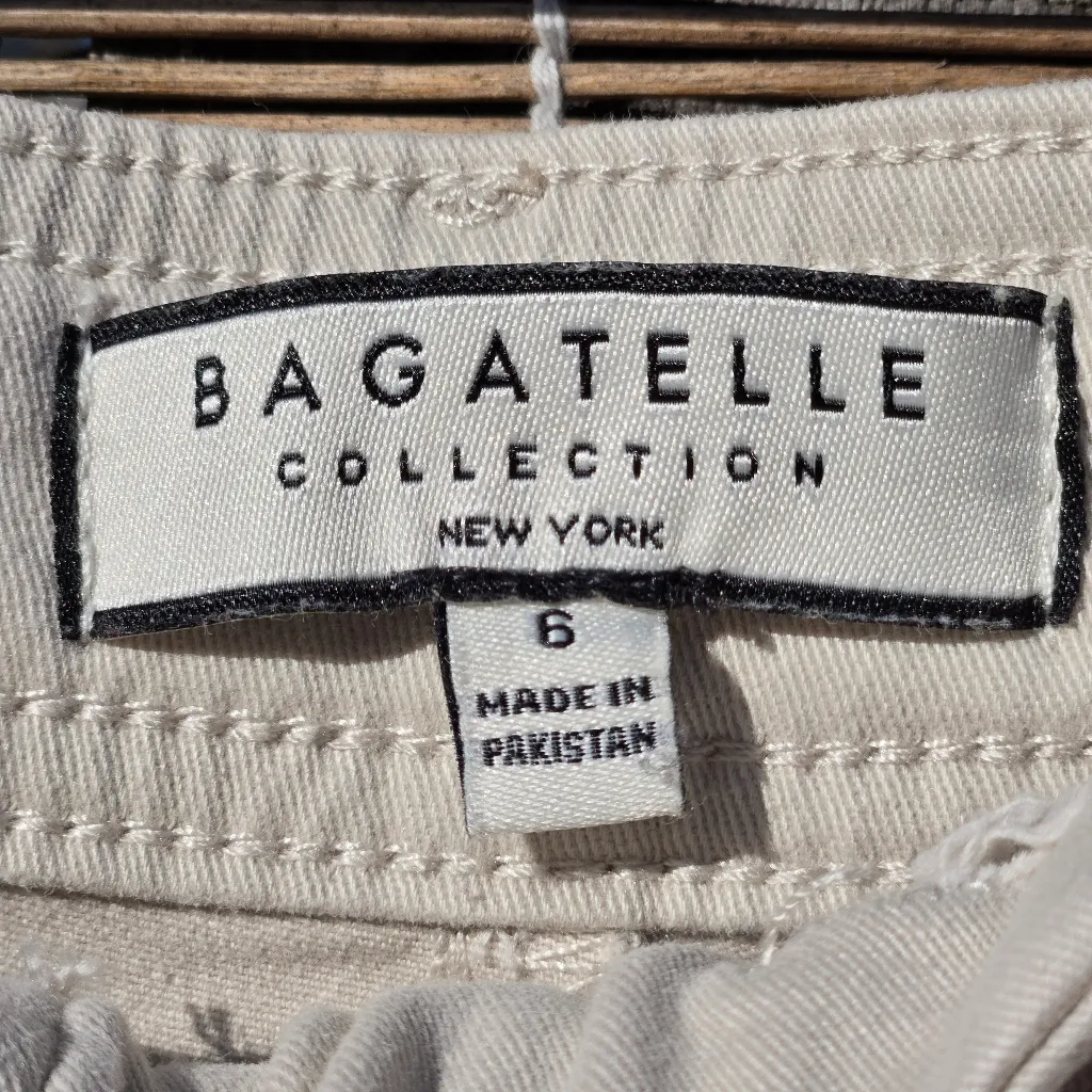 Bagatelle High Waist Wide Leg Pants | Size 6 | Color: Ecru - Image 6