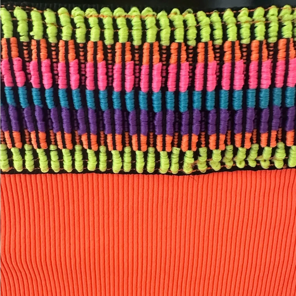 Peixoto Woman’s Zoni High Waist Bikini Bottoms Orange Size M - Image 7