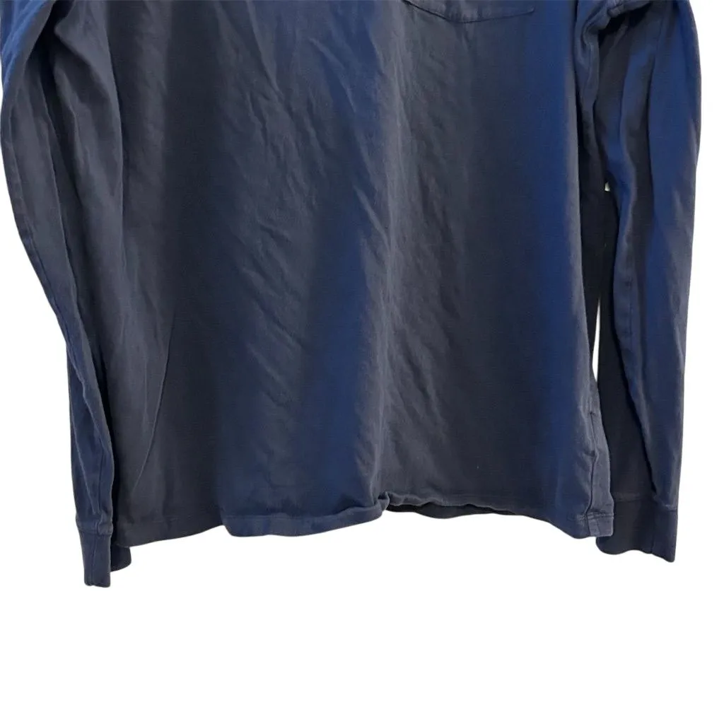 Vineyard Vines Women's Long Sleeve Blue T-Shirt Size M Casual Crew Neck - Image 2