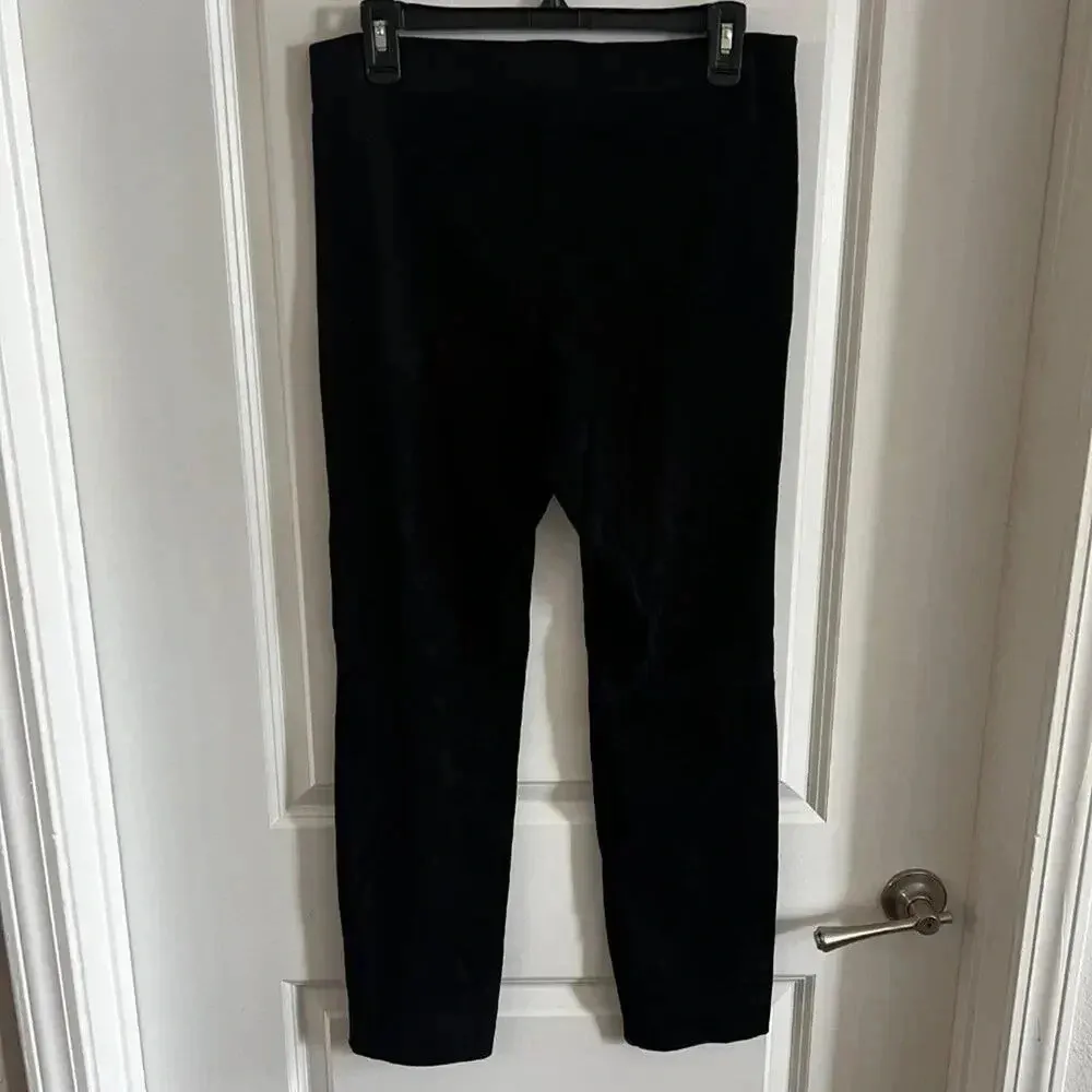 Vince Black Leather Leggings – Size Large - Image 6