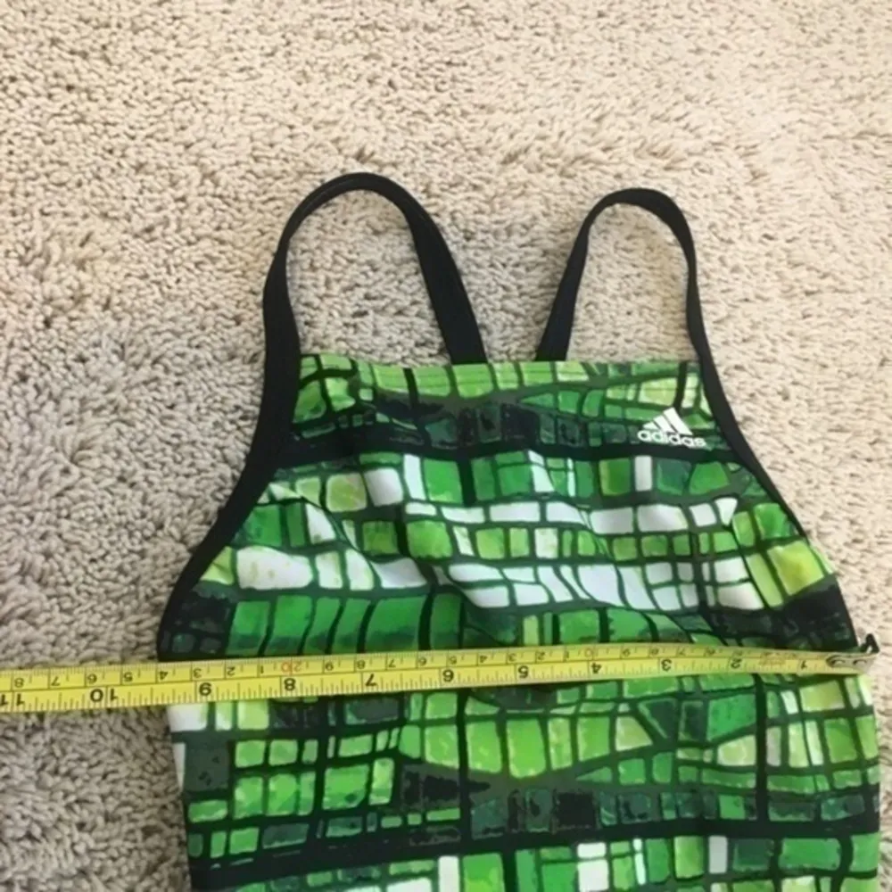 Adidas Swimsuit Stained Glass Vortex Back size 28 - Image 12