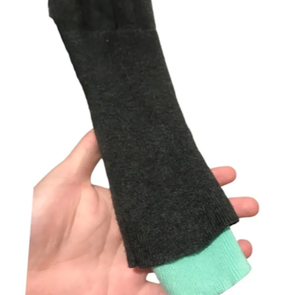 The Slope Brooklyn NY Turquoise Blue and Gray Hoodie - Image 5