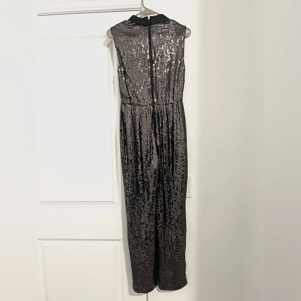 Alice and Olivia Lyle Sequin Jumpsuit - Image 6