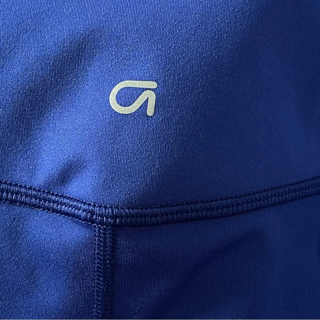 GapFit Mosaic Blue High-Waisted Power Bike Shorts - small petite (SP) - Image 8