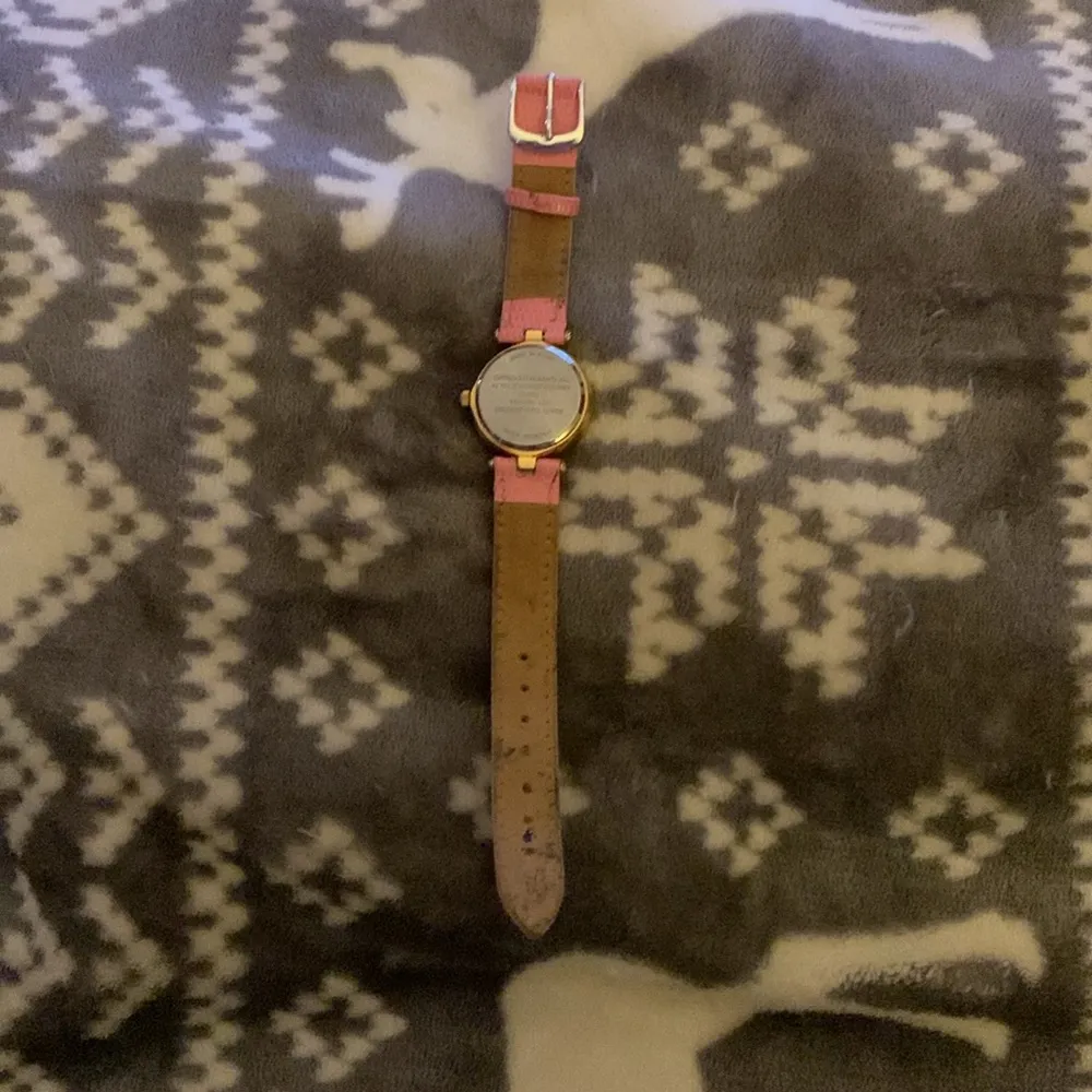 Vintage Precious Moments Super Mom Wrist Watch Pink - Image 3