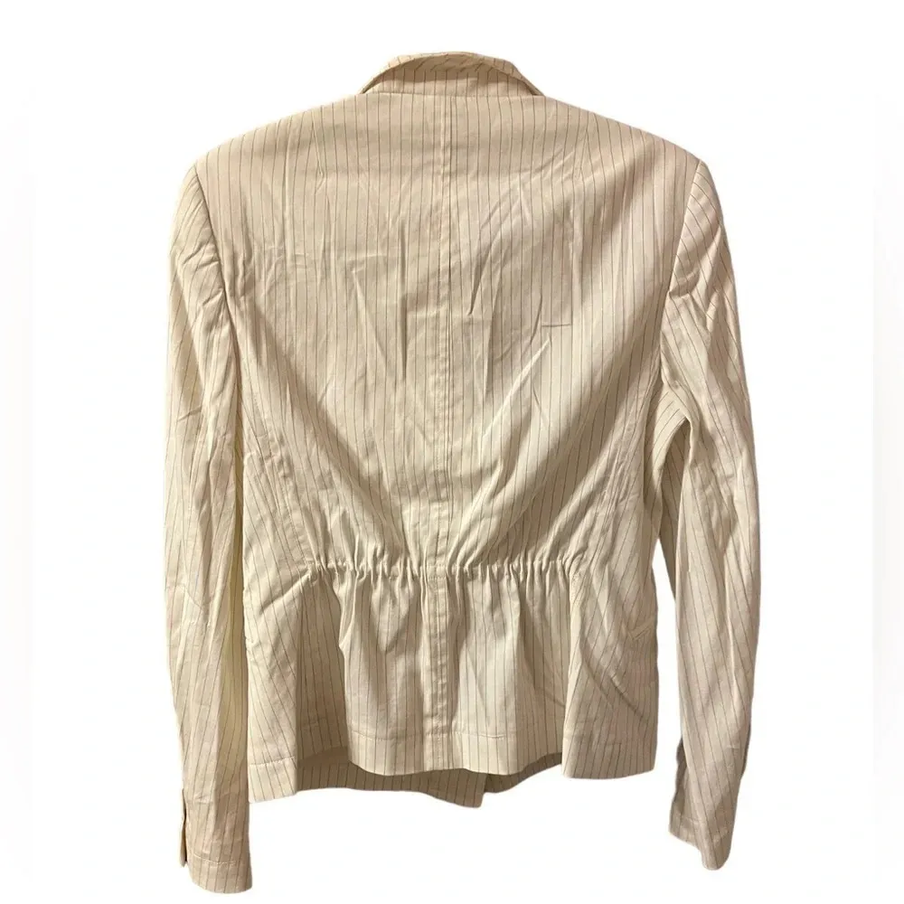 AKRIS PUNTO PINSTRIPE MOTO BLAZER - Image 2