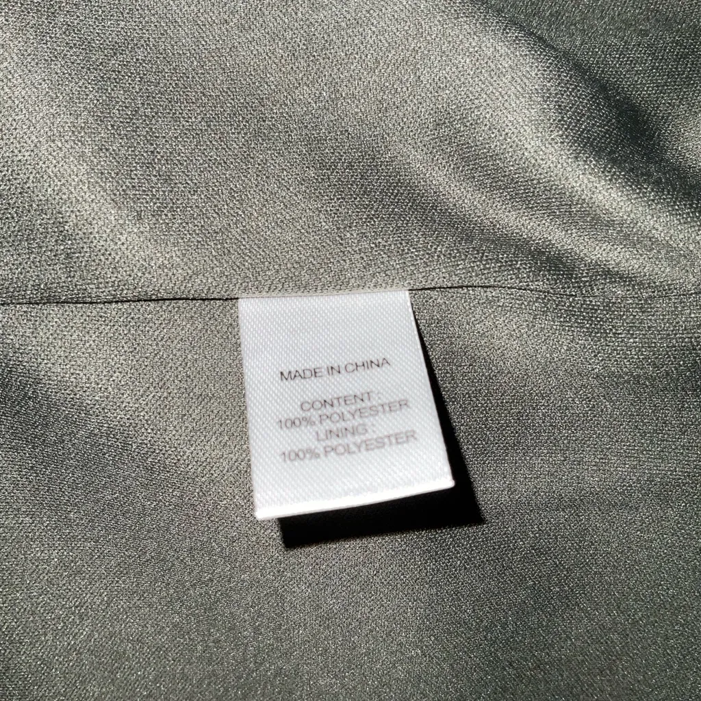 Drew Green Floral Long Sleeve Smocked Waist Dress Size Small - Image 4