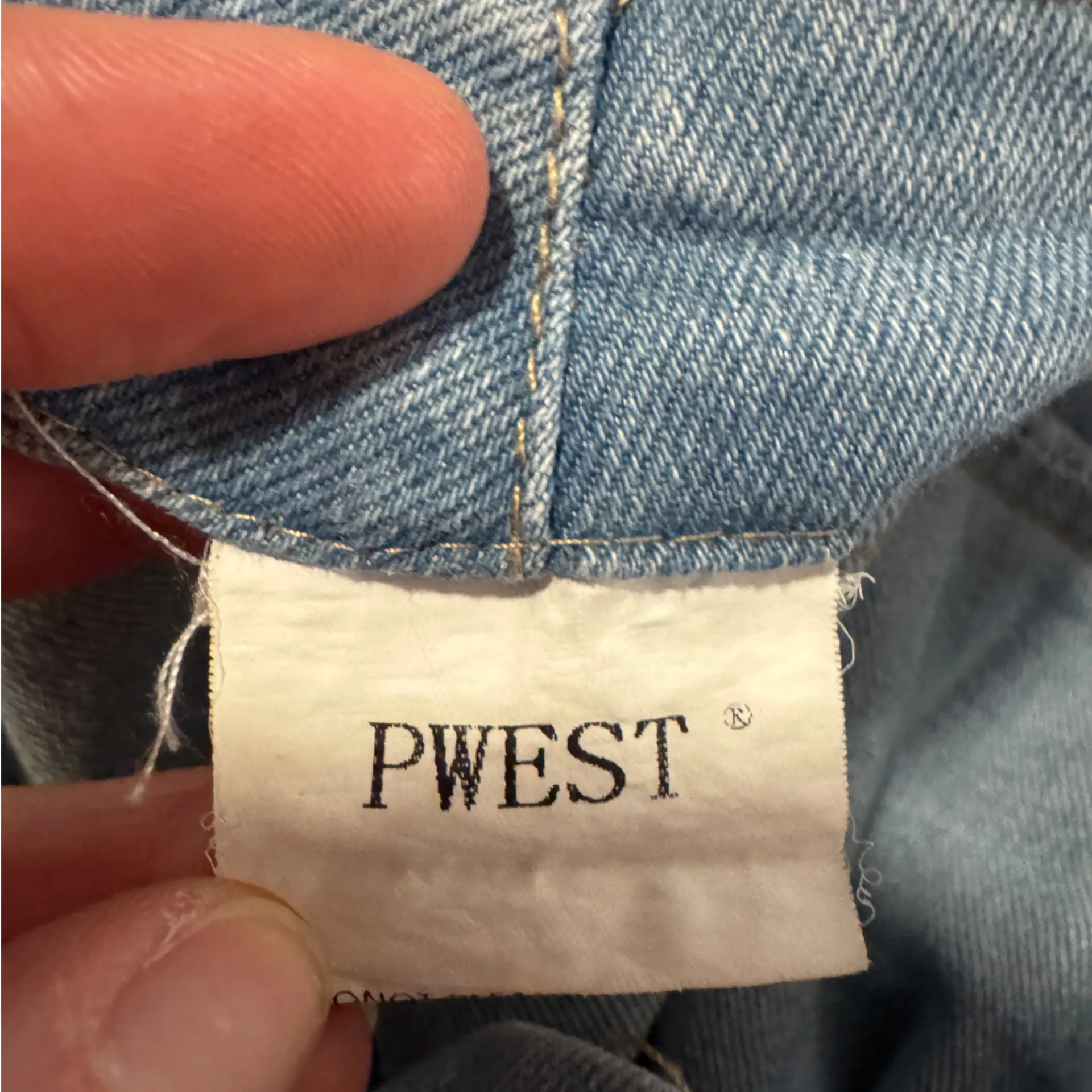 PWEST UpWest Light Blue Ankle Jeans Size undefined - Image 4