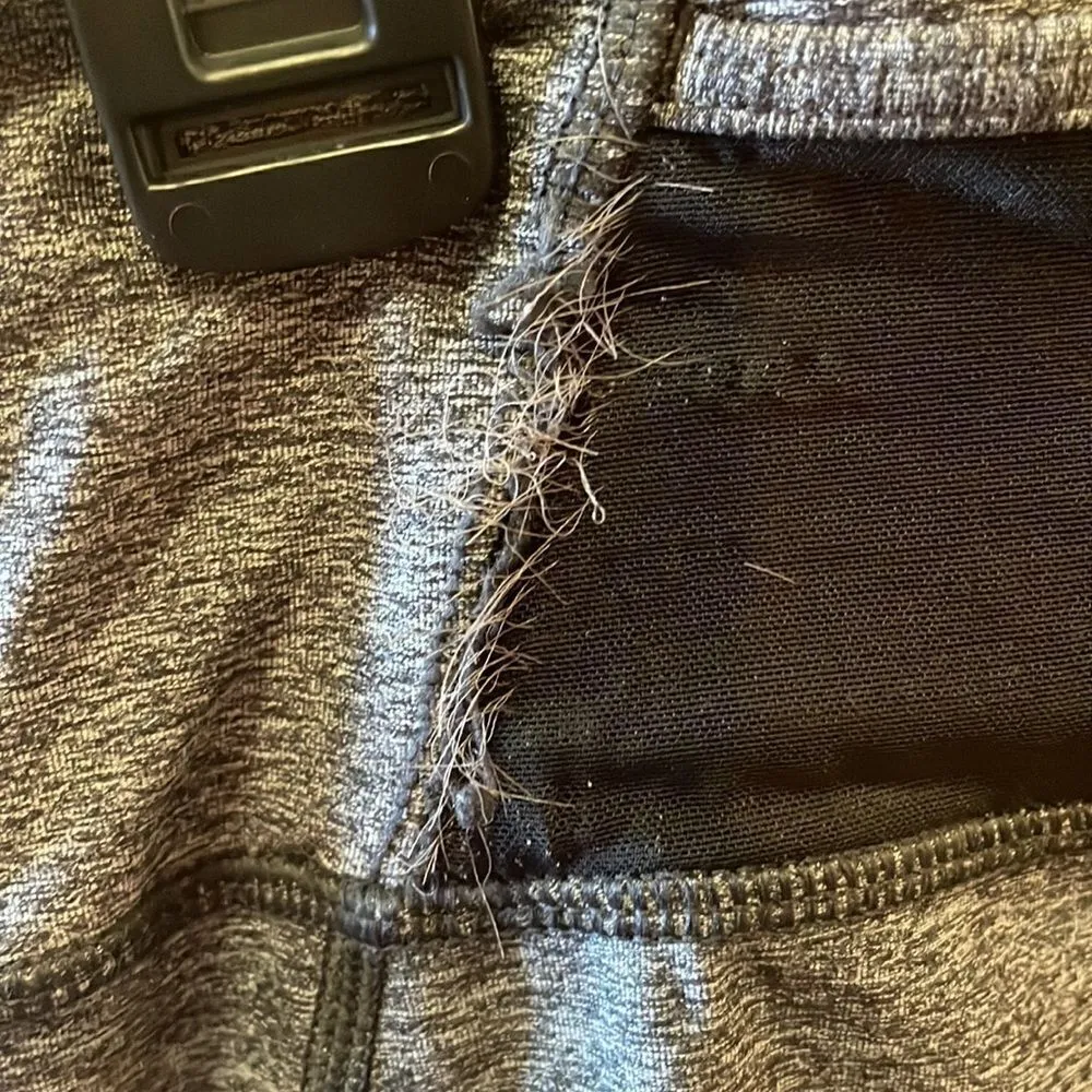 Lululemon Pace Pusher Crop Heathered Black / Black / Raspberry Glo Light - Image 9